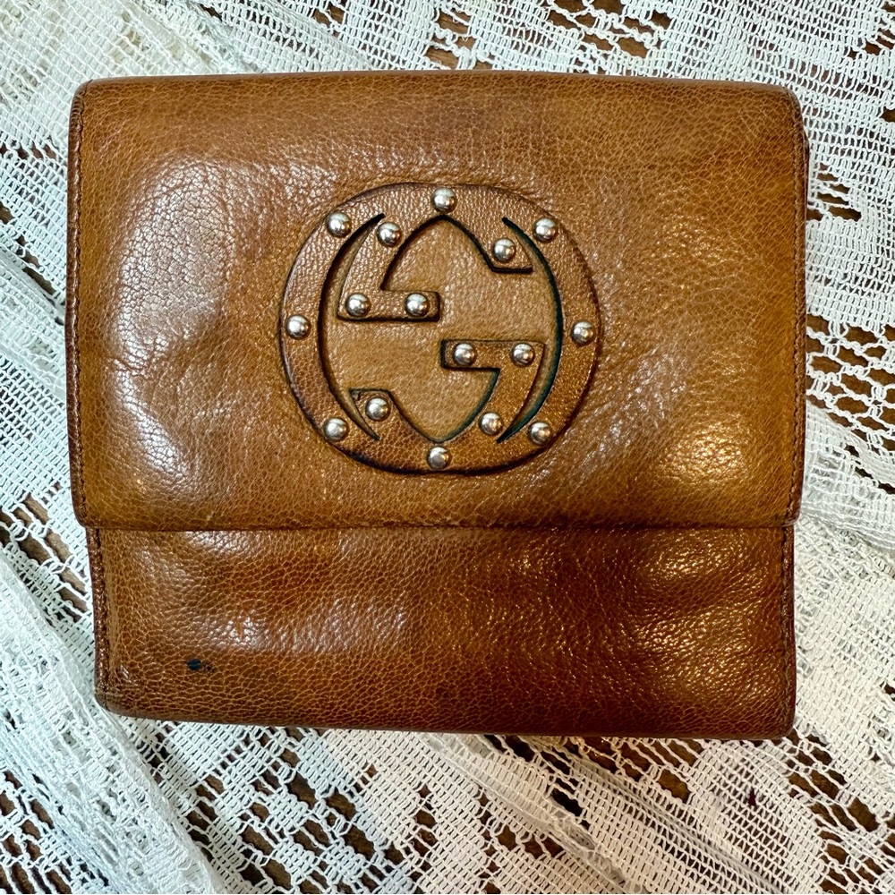 Gucci Brown Leather Wallet with GG Signature - Picture 8 of 9